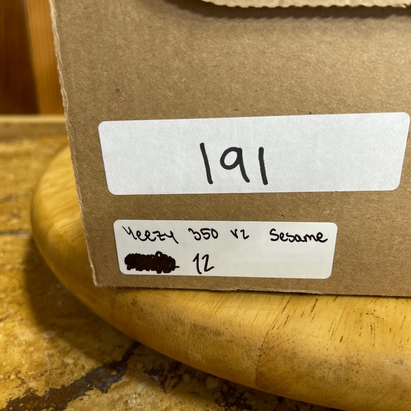 Yeezy 350 V2 Sesame Sz 12 Men’s - Used, Clean, Great Cond., Replacement Box - Picture 6 of 7
